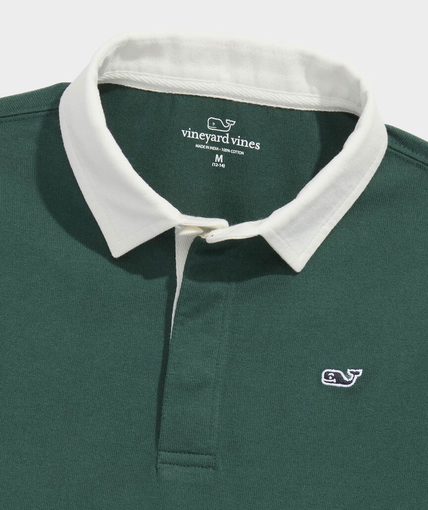 Boys' Solid Rugby Shirt