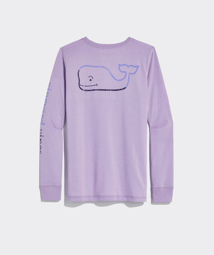 Women's Burgee Whale Long-Sleeve Dunes Tee