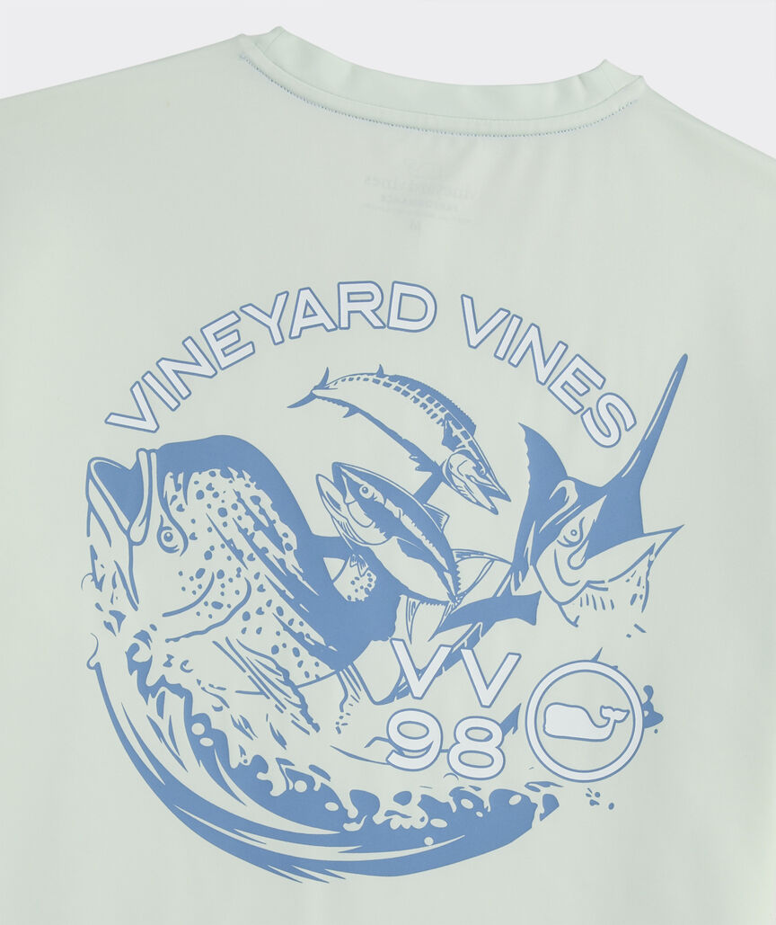 Performance VV98 Multi Fish Long-Sleeve Harbor Tee
