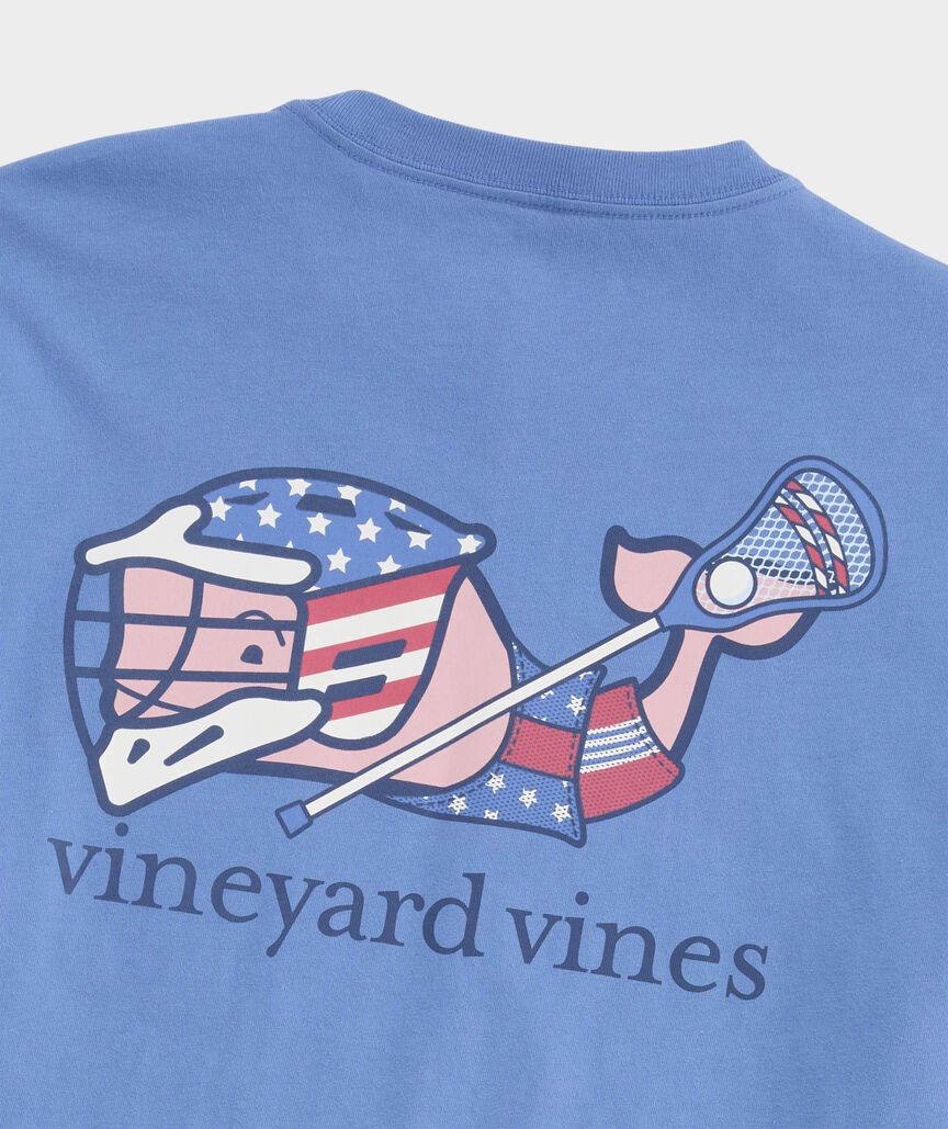 USA Lax Whale Short-Sleeve Pocket Tee