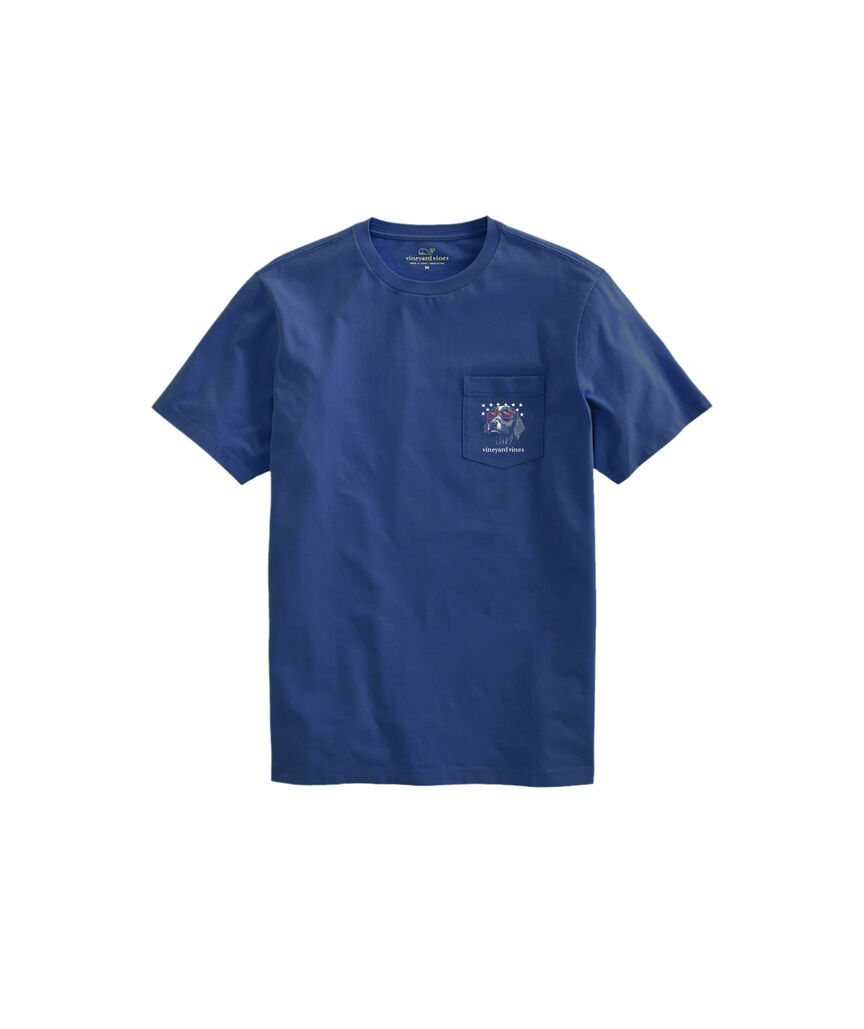 OUTLET Americana Dog Short-Sleeve Pocket Tee