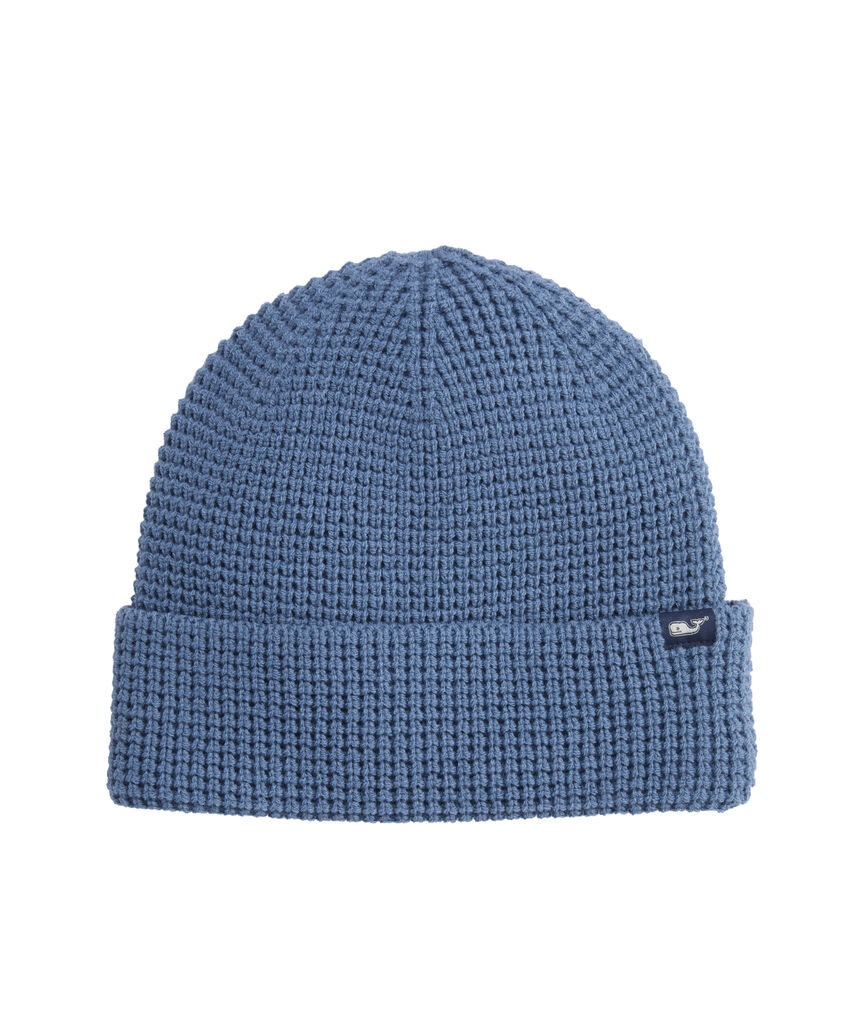 OUTLET Waffle-Knit Cuff Beanie