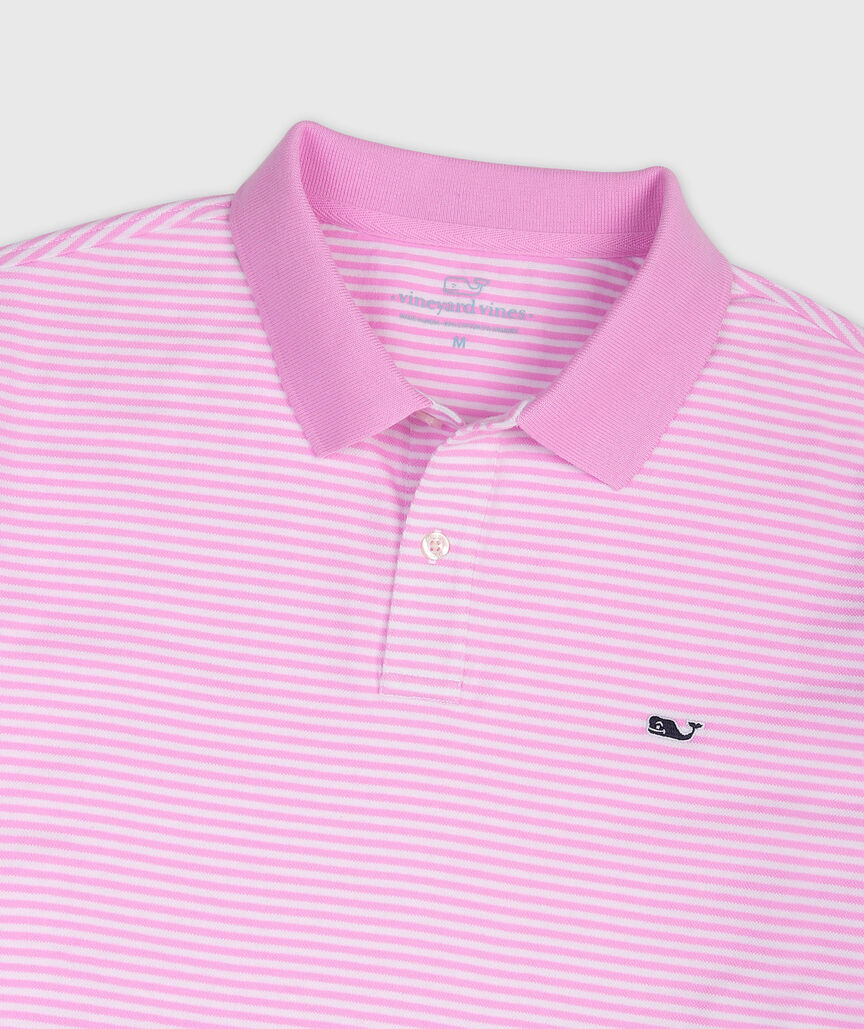 OUTLET Feeder Stripe Stretch Pique Polo