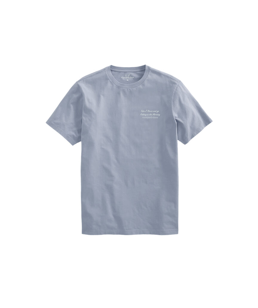 OUTLET Sunwashed 2 Beers Fishing In the AM Short-Sleeve Tee
