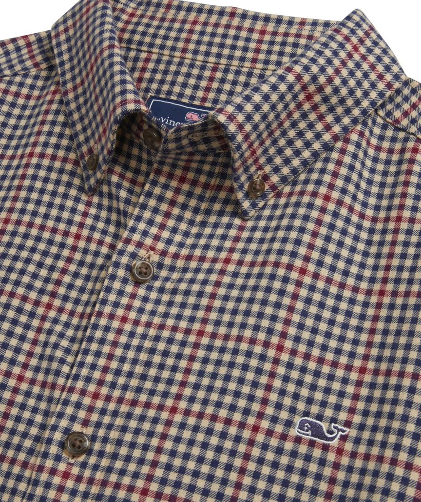 OUTLET Flannel Plaid Shirt