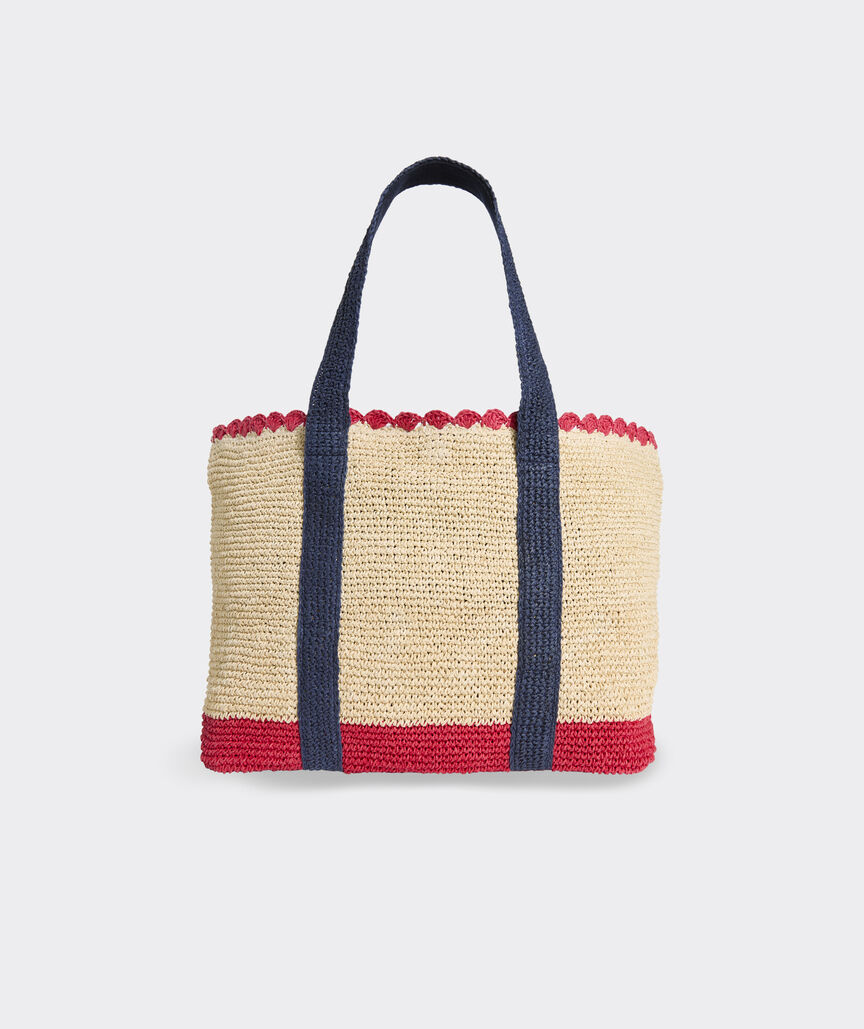 Medium Raffia Tote