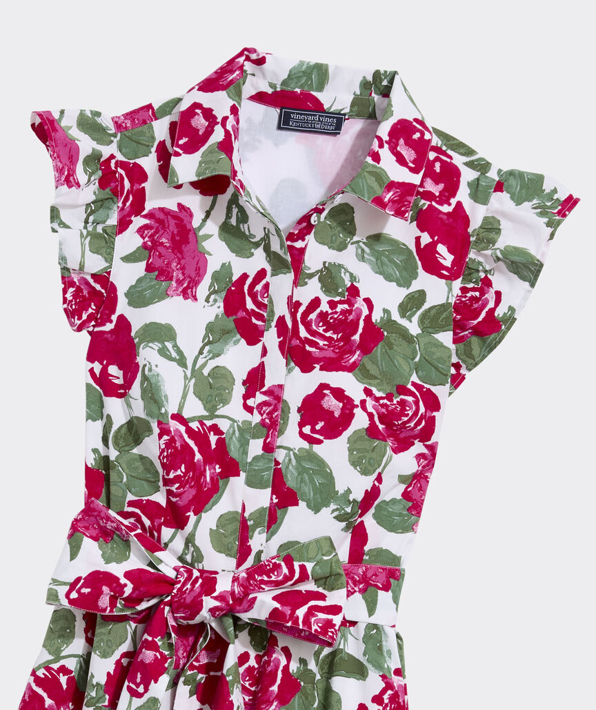 Kentucky Derby Women's Midi Shirtdress