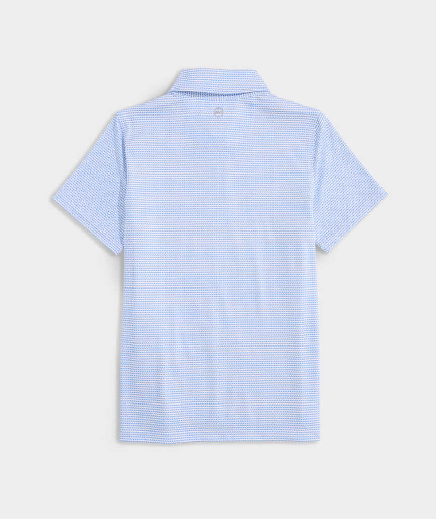 Boys' Performance Printed Sankaty Polo