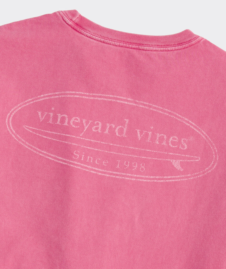 Drift Dye Outlined Surf Logo Short-Sleeve Pocket Tee