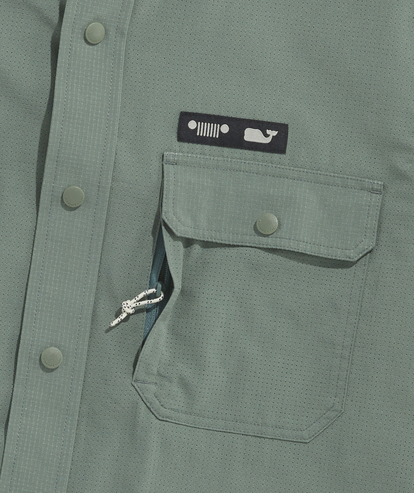 Jeep&reg; Collection Perforated Performance Short-Sleeve Shirt