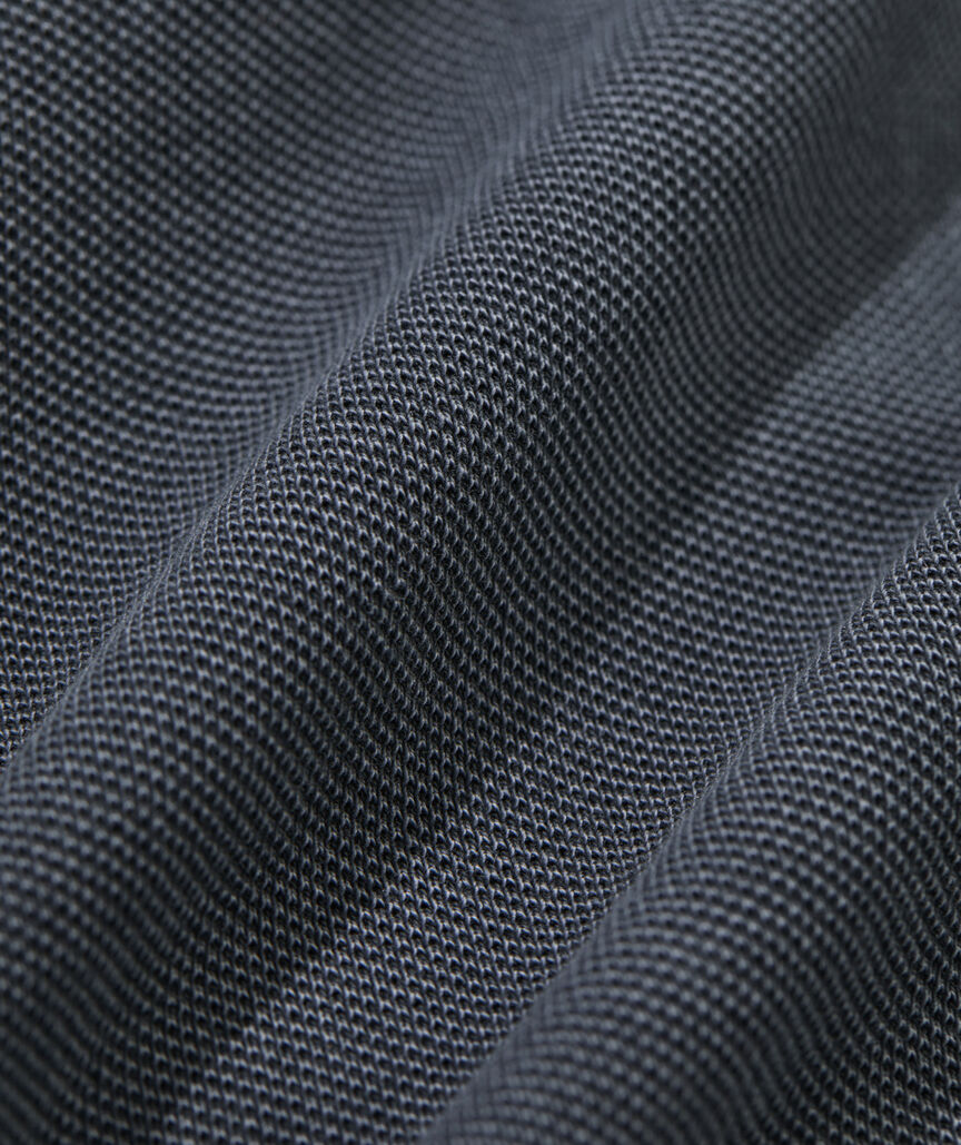 Lived-In Long-Sleeve Pique Polo