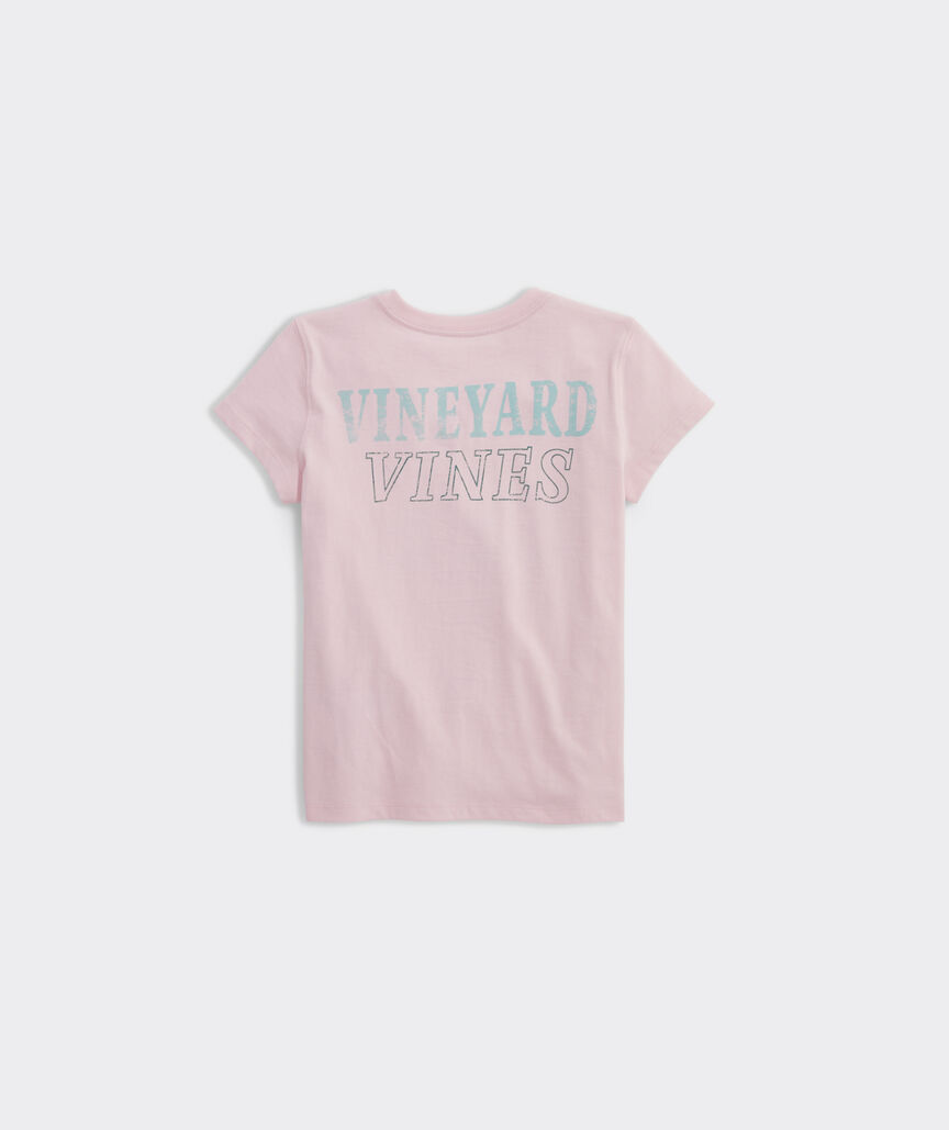 Girls' Stacked Whales Short-Sleeve Tee