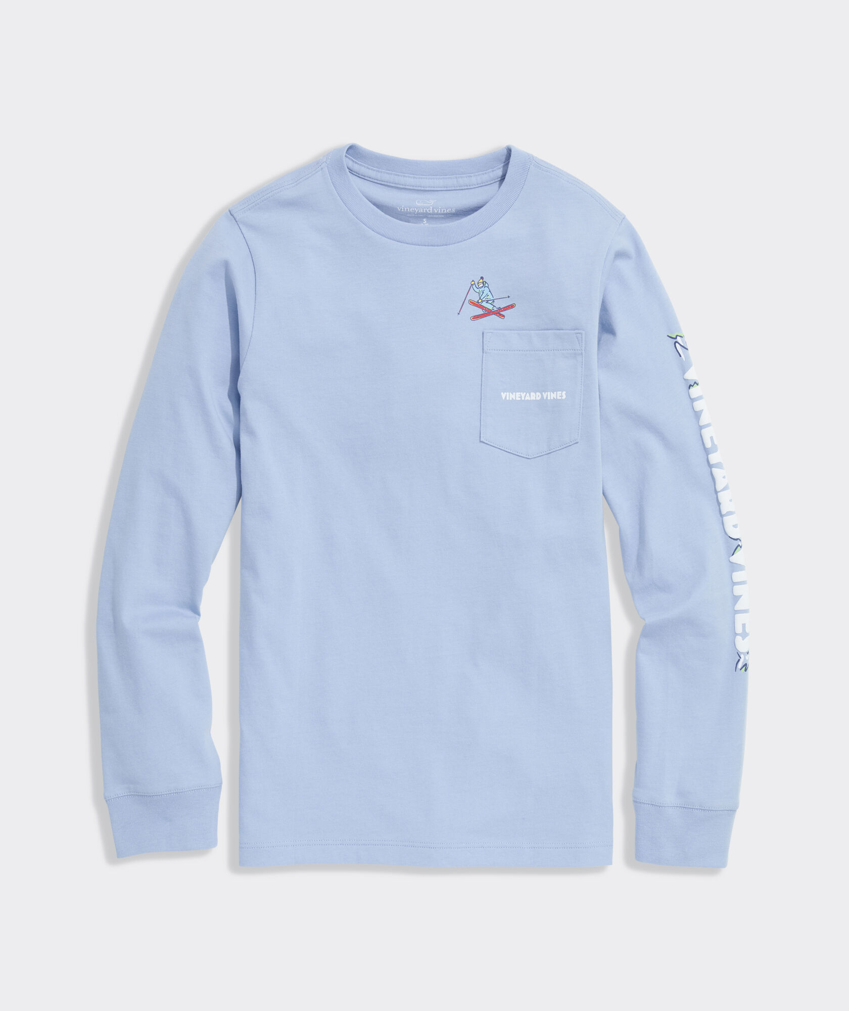 Boys' Ski Jump Long-Sleeve Pocket Tee