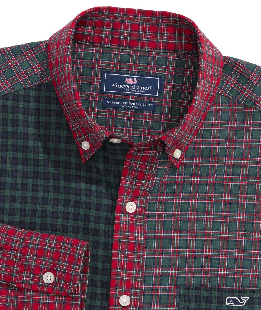 OUTLET Poplin Tartan Party Shirt
