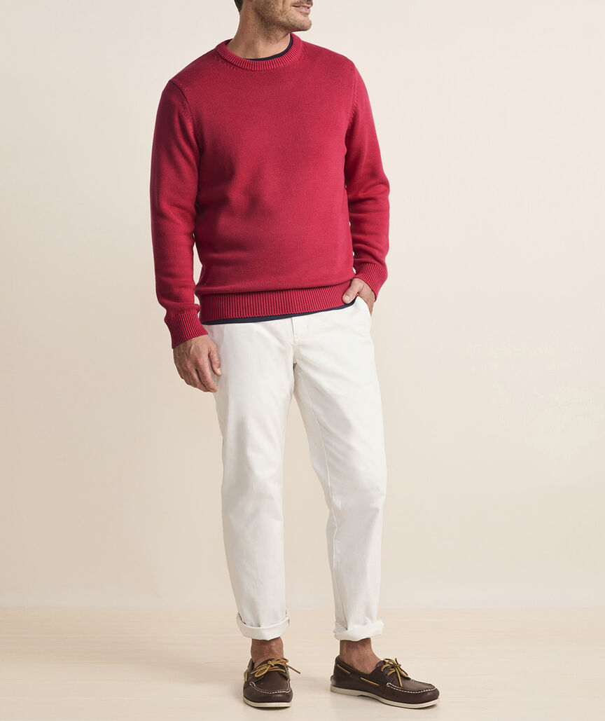 Cotton Crewneck Sweater
