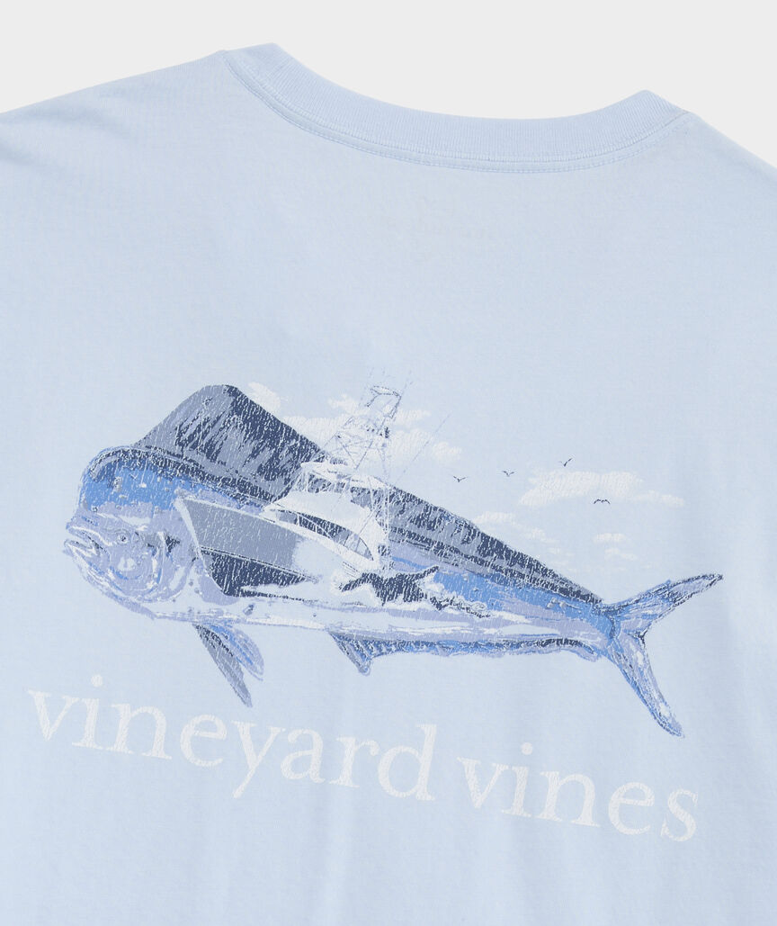 Sportfisher Mahi Scenic Short-Sleeve Pocket Tee