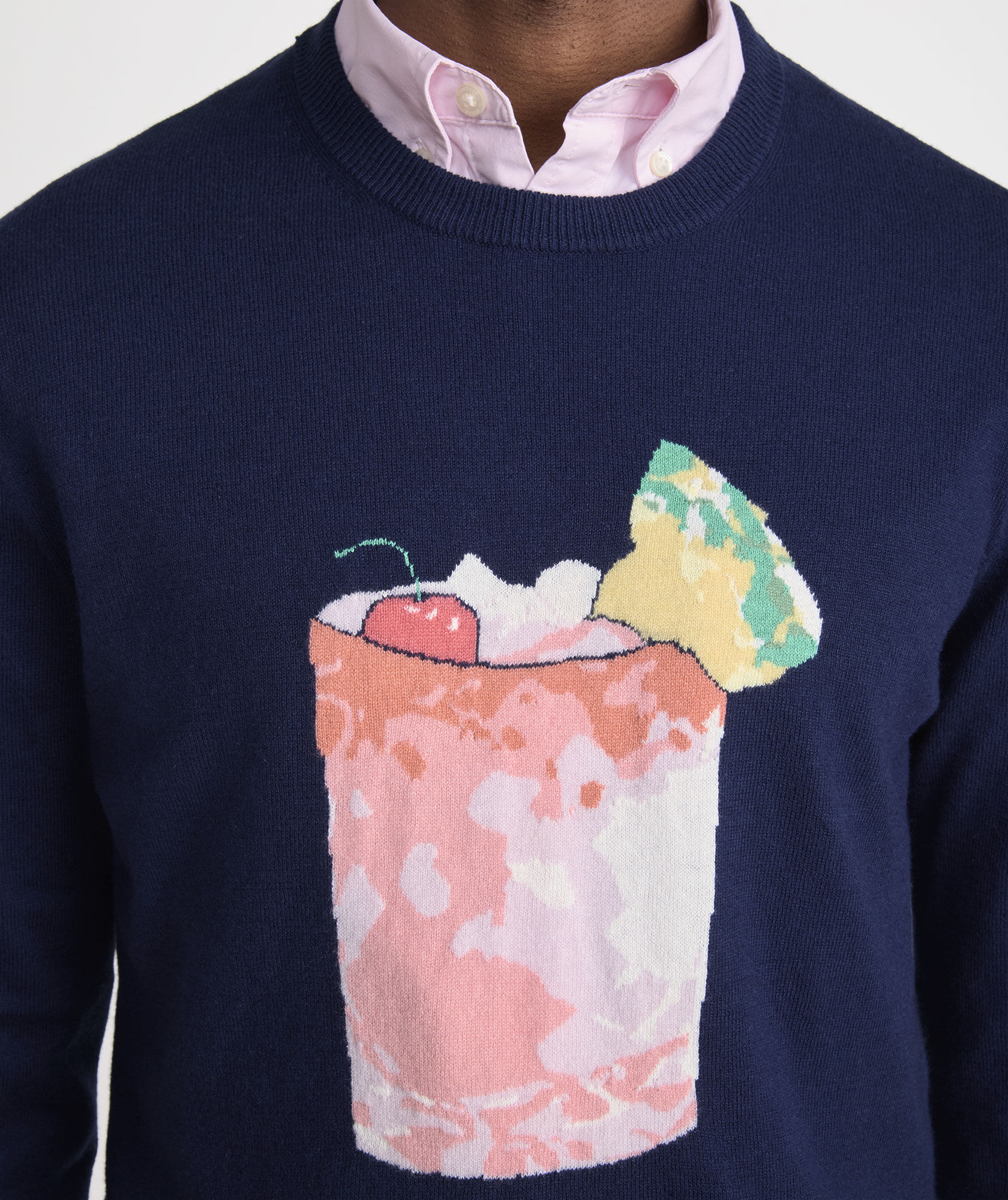 Rumrunner Cotton-Cashmere Crewneck