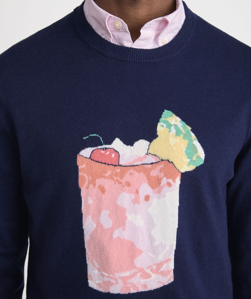 Rumrunner Cotton-Cashmere Crewneck