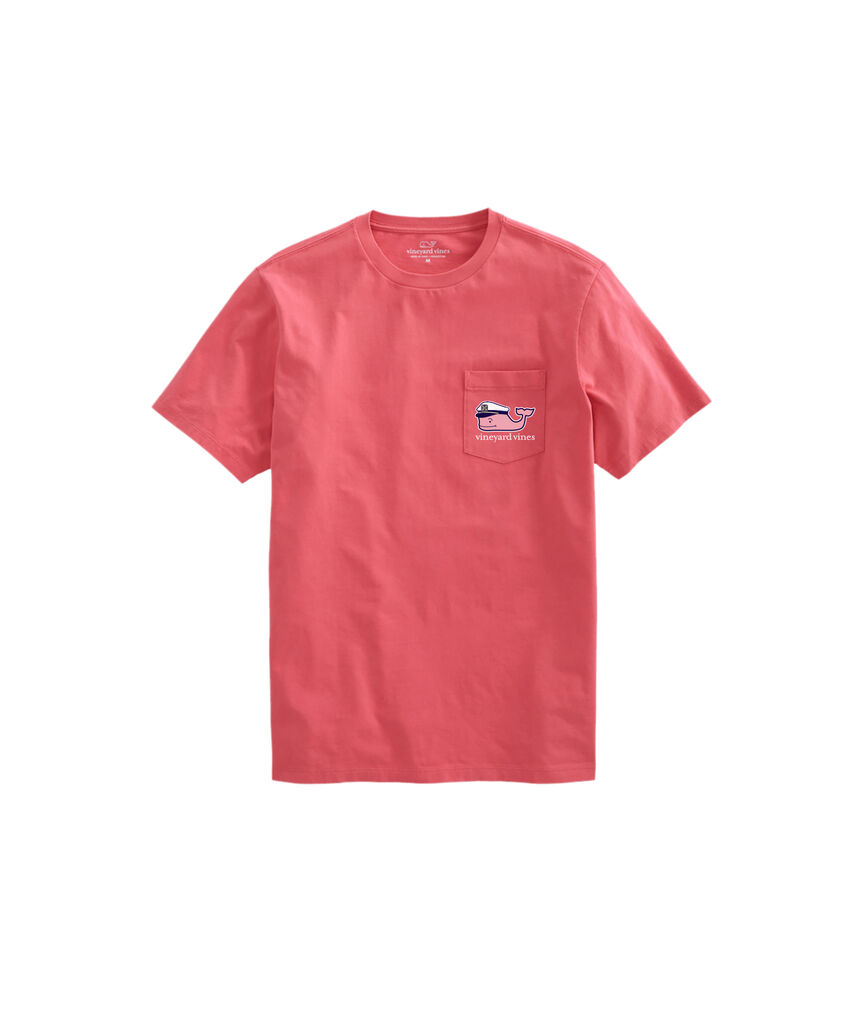 OUTLET Lobster Bake Whale Short-Sleeve Pocket Tee