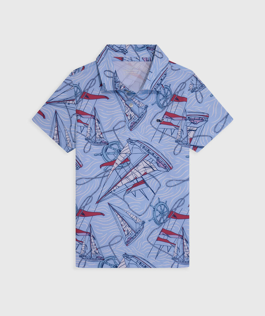 OUTLET Boys' Rope Sailing Performance Polo