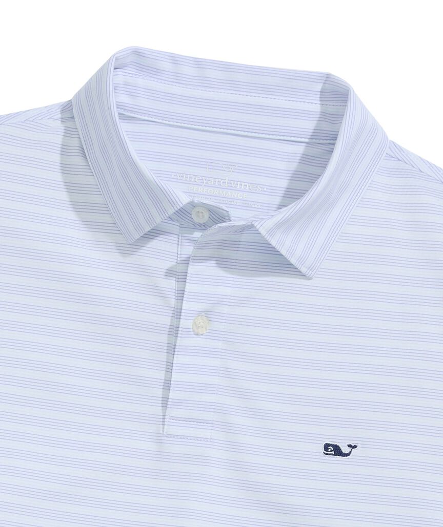 OUTLET St. Jean Stripe Performance Polo