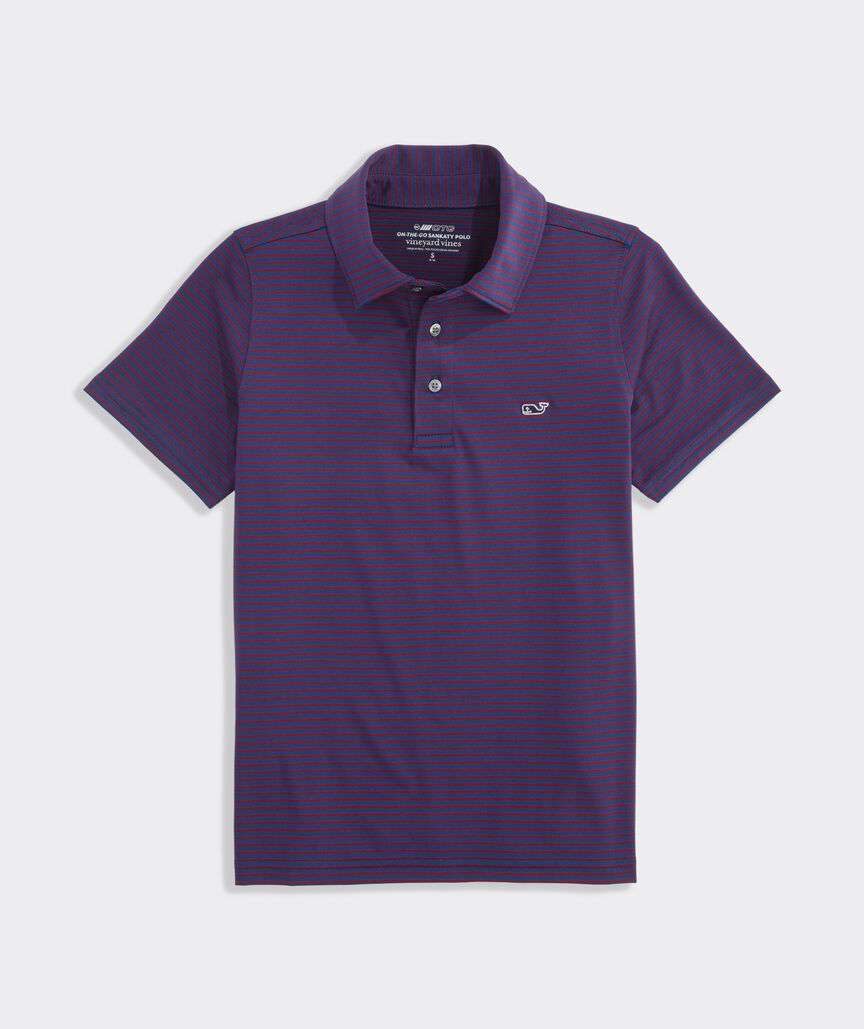 Boys' Performance Bradley Stripe Sankaty Polo