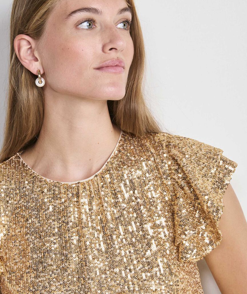 Annabella Sequin Top