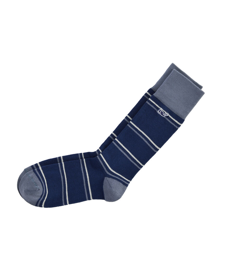 OUTLET Striped Dress Socks