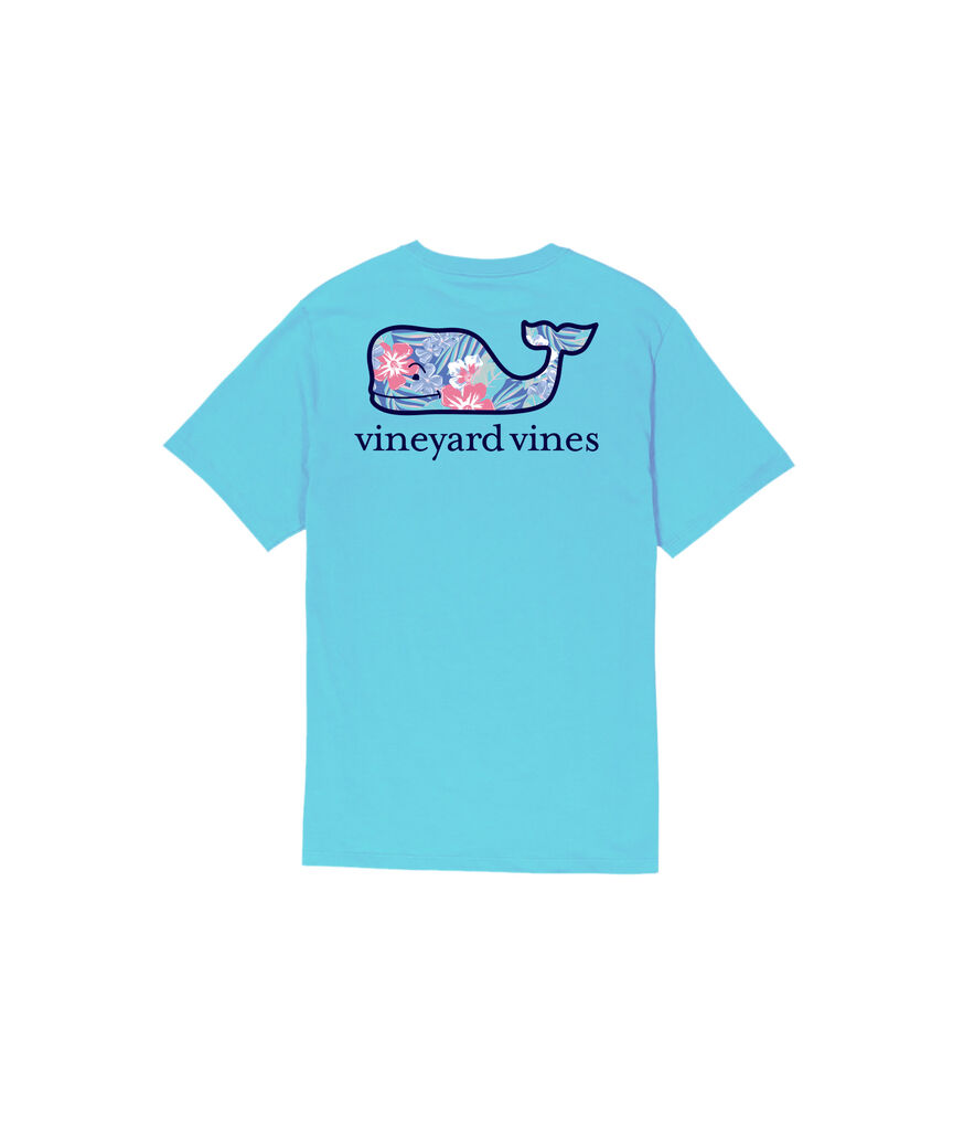 OUTLET Vintage Chappy Floral Whale Short-Sleeve Pocket Tee