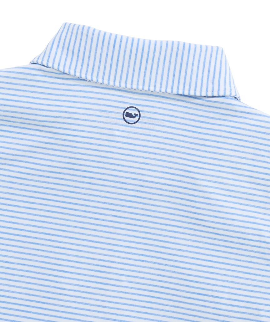 OUTLET Boys' Performance Bradley Stripe Sportfisher Polo