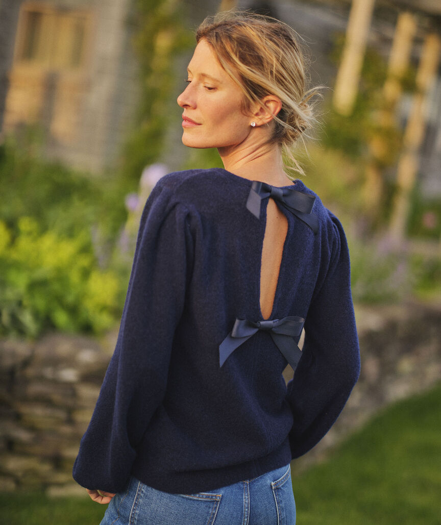 Bow Back Sweater