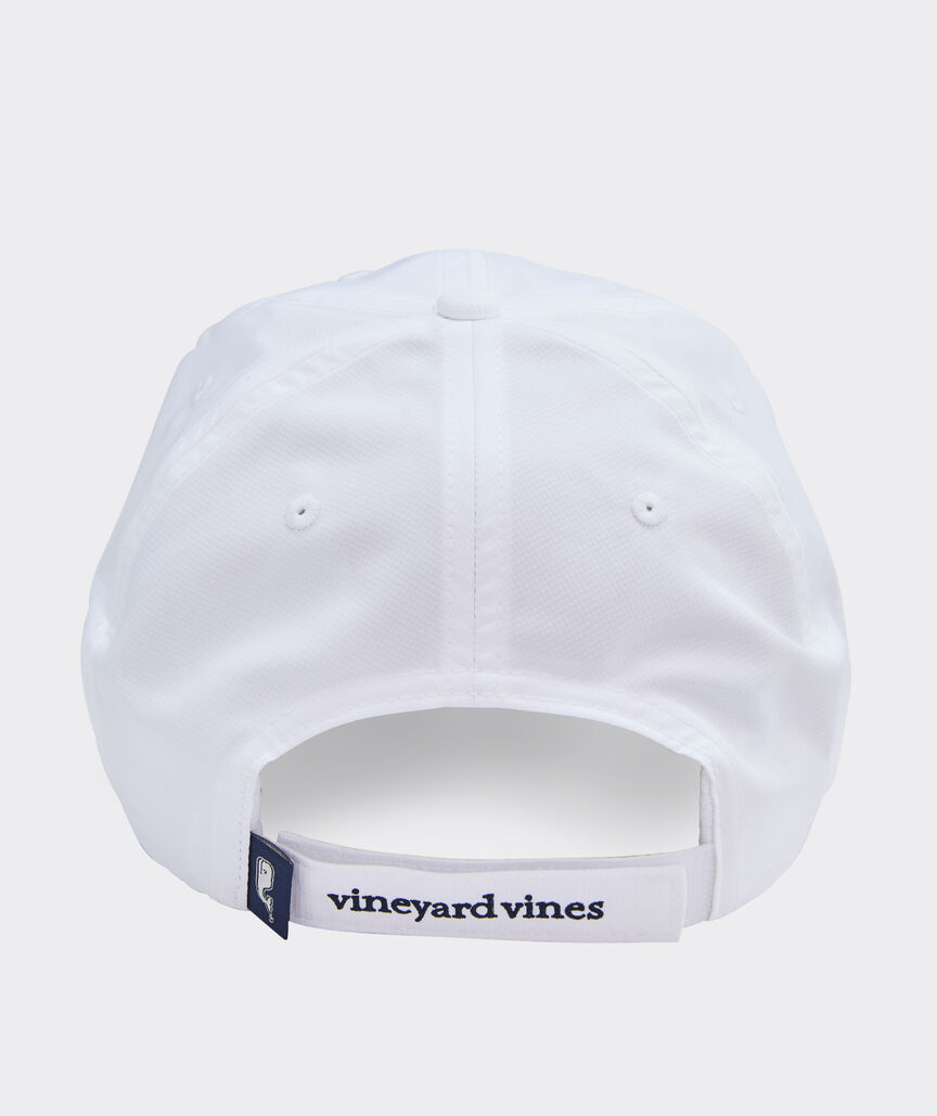 Embroidered Whale Patch Performance Baseball Hat