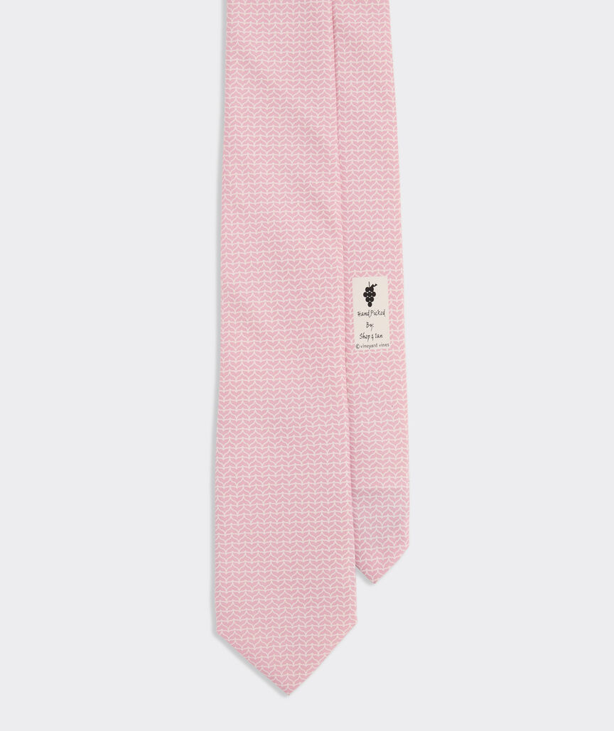 Whale Tail Geo Printed Tie