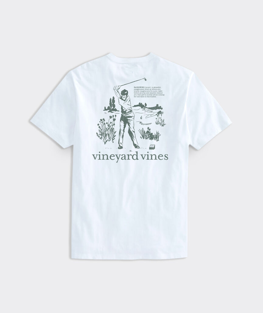 Golf Backswing Short-Sleeve Tee