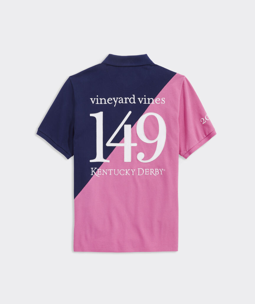 Shop Kentucky Derby Colorblock Polo at vineyard vines
