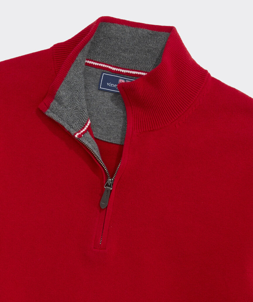 Tipped Boathouse Quarter-Zip
