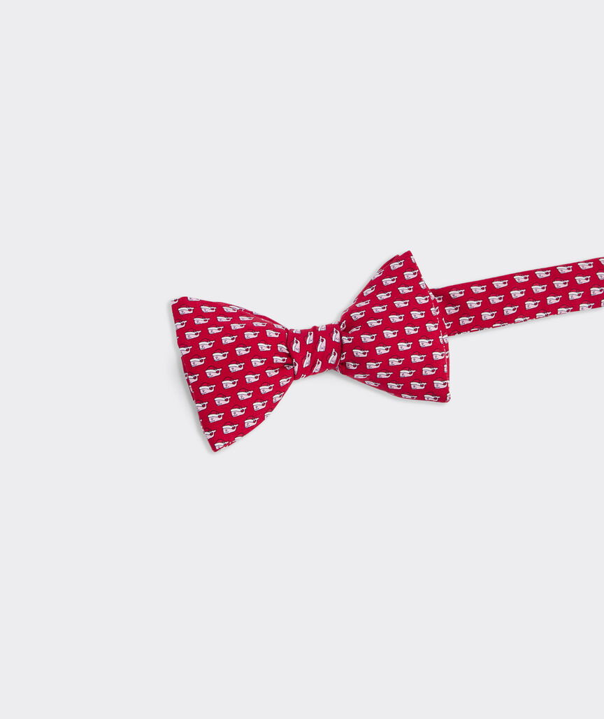 Santa Whale Silk Bow Tie