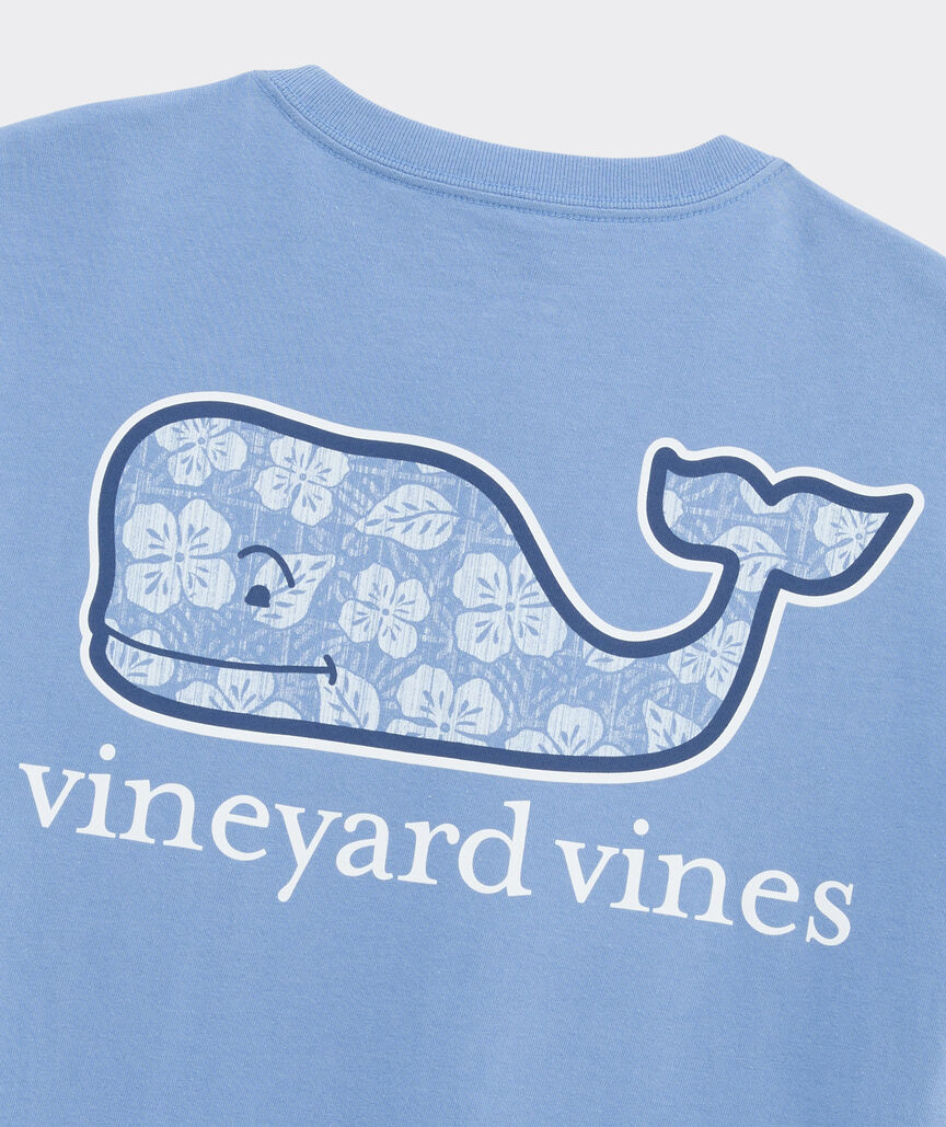 Tiki Woodblock Whale Short-Sleeve Pocket Tee