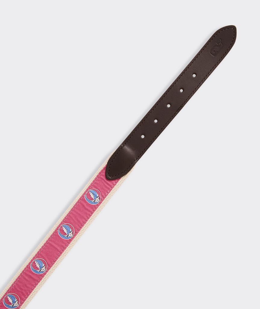 Grateful Dead x vineyard vines Stealie Canvas Club Belt