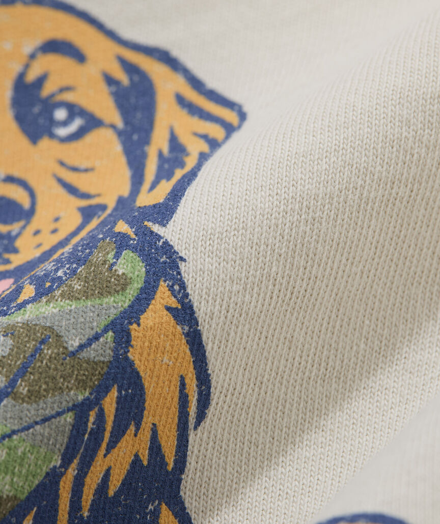 Boys' Camo Cooler Dog Long-Sleeve Pocket Tee