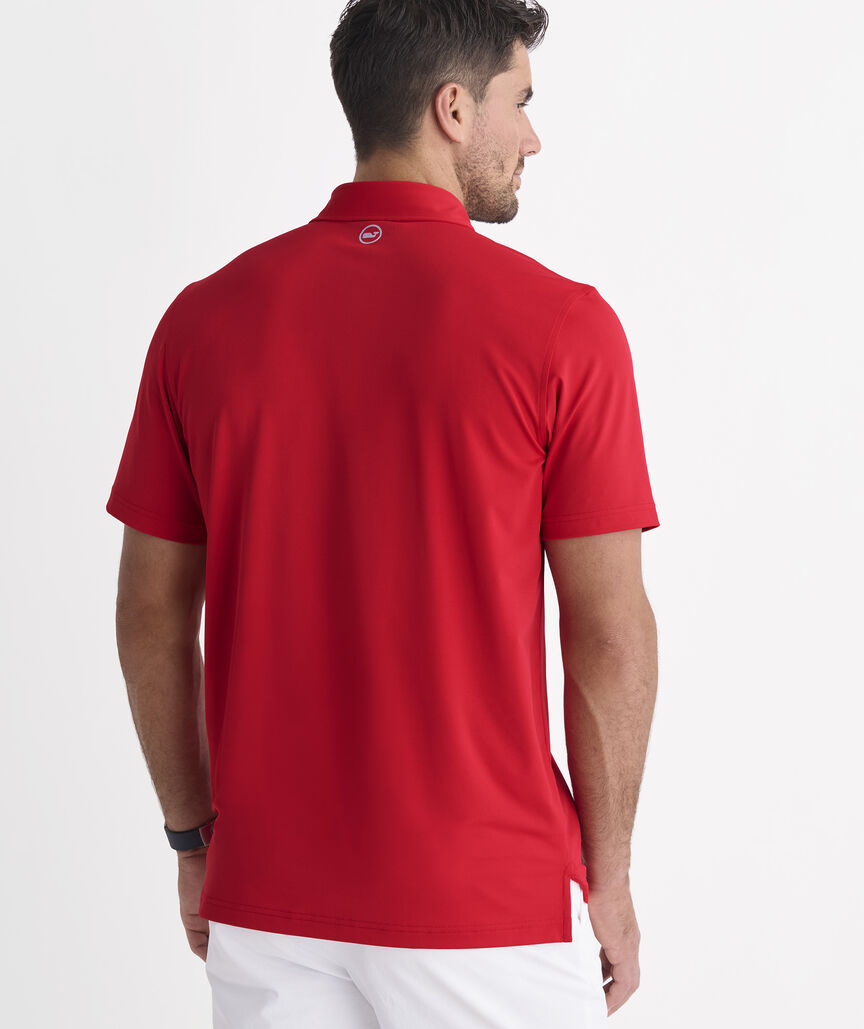 Performance American Flag Solid Sankaty Polo