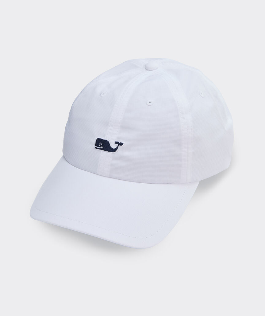 Embroidered Whale Patch Performance Baseball Hat