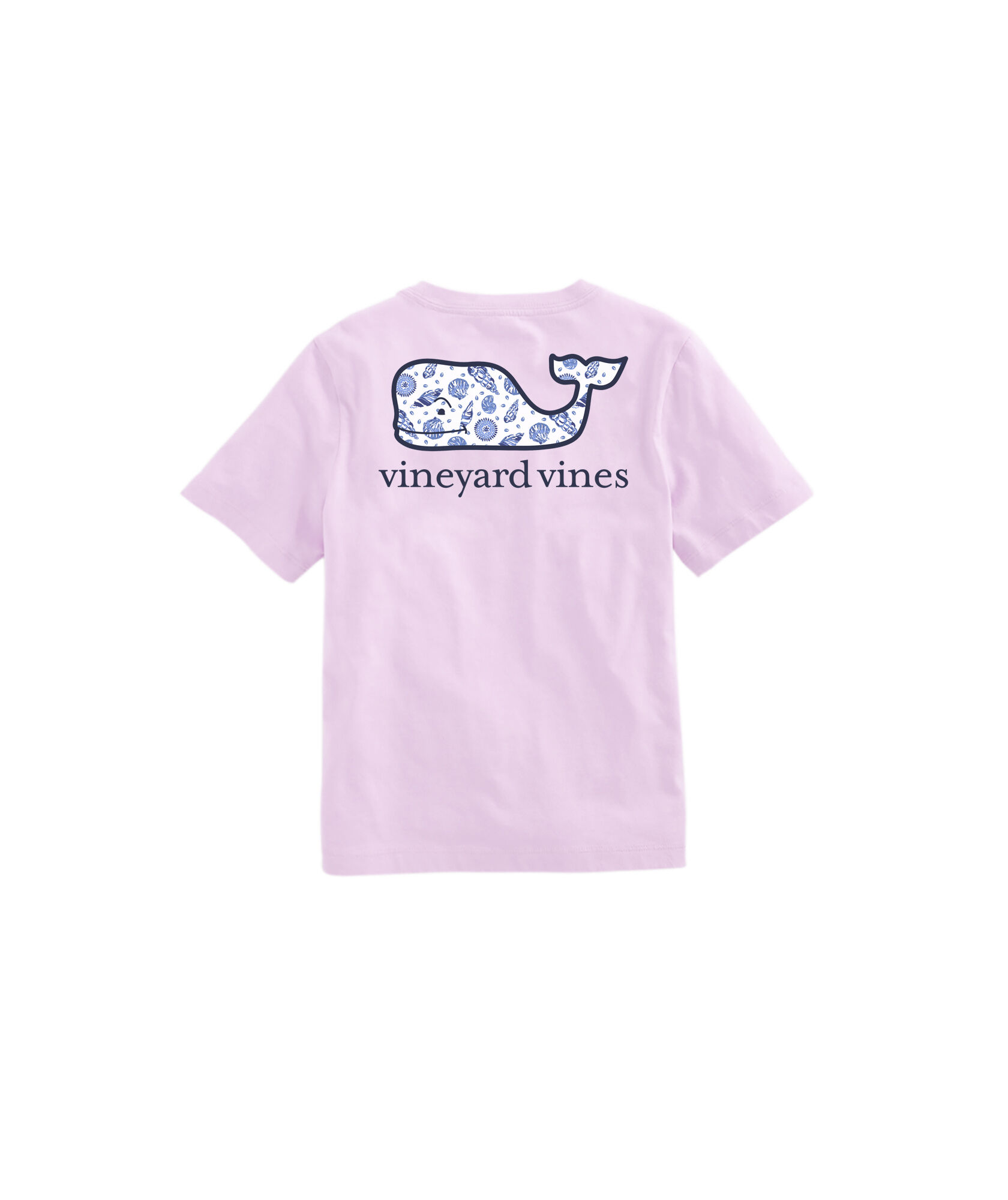 OUTLET Kids' Shell Print Whale Short-Sleeve Pocket Tee