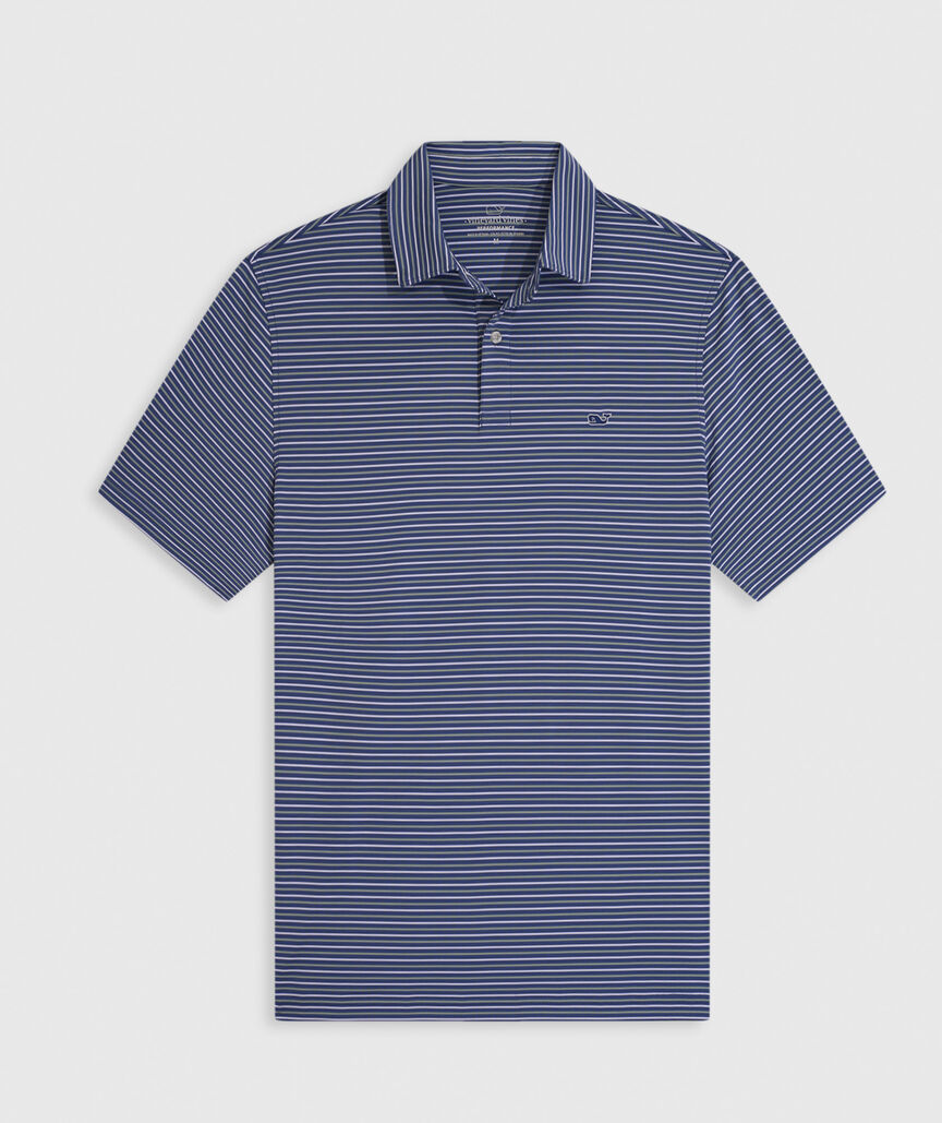 OUTLET Performance Bradley Stripe Polo