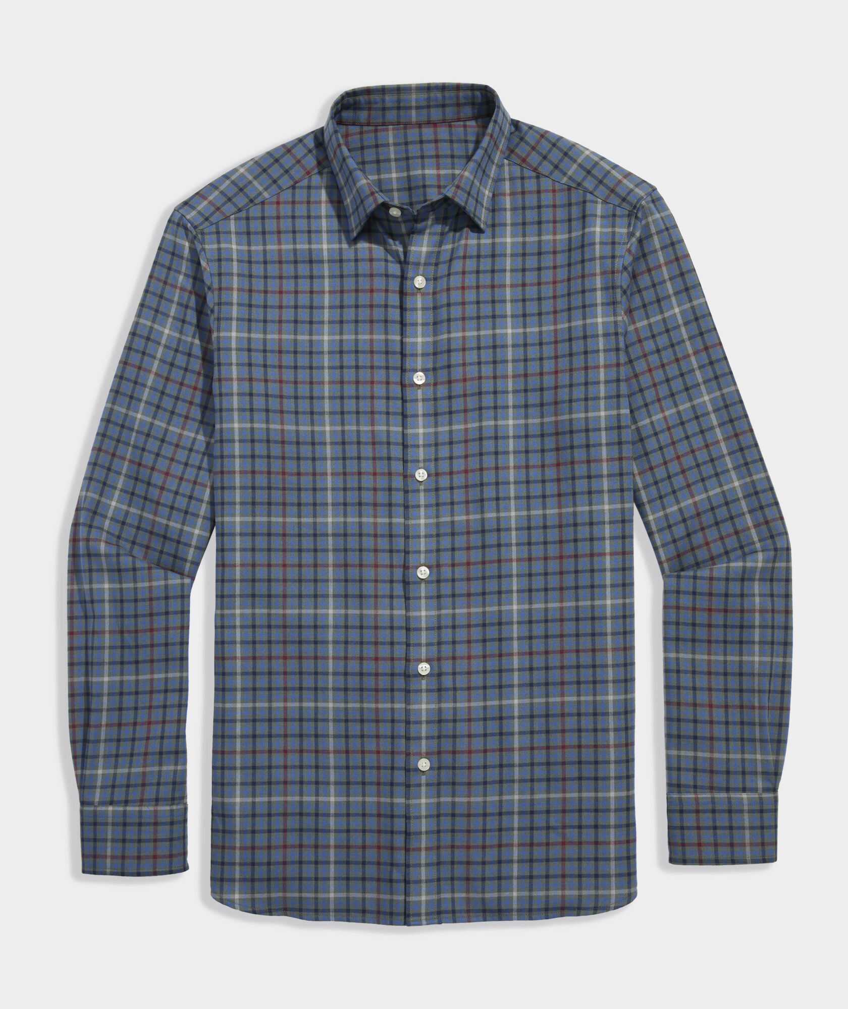 Performance Brushed Tech Twill Madaket Tattersall Shirt