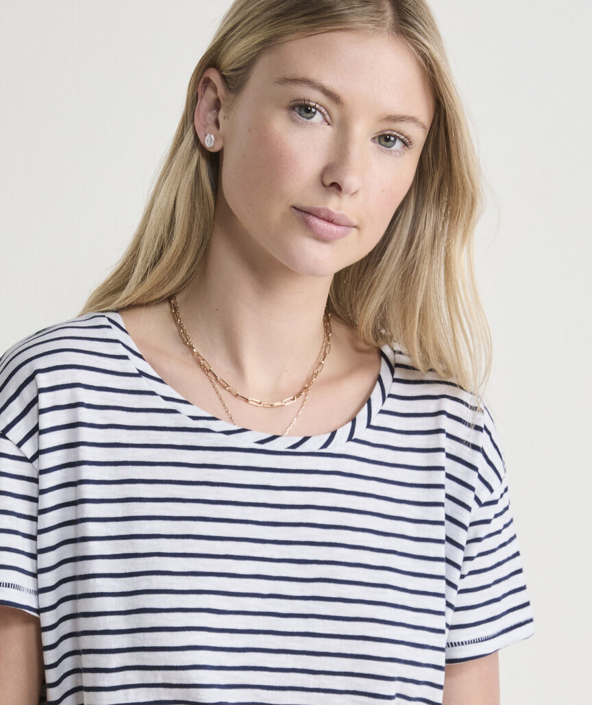 Slub Jersey Relaxed Tee