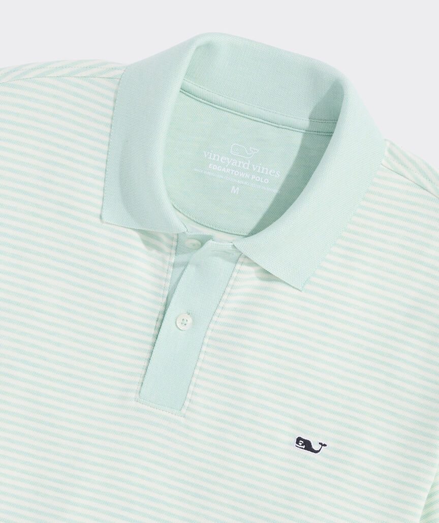Striped Edgartown Pique Polo
