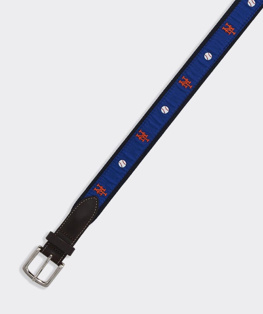 New York Mets Canvas Club Belt