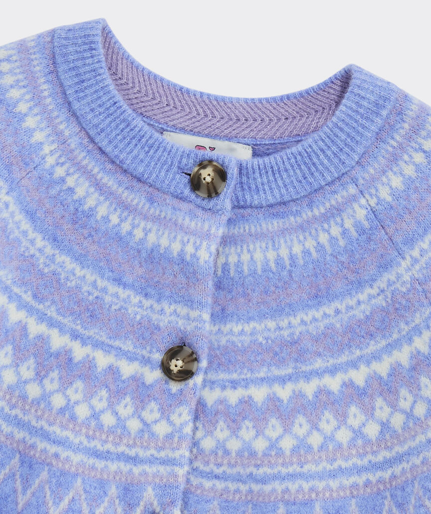 Girls' Fair Isle Cardigan