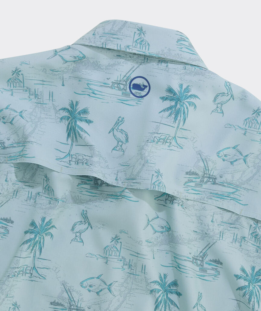 Performance Permit To Fish Short-Sleeve Harbor Shirt